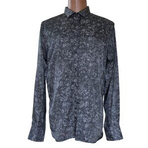 Emporio Armani Italy Cotton/Silk Long Sleeve Shirt Size M, IT 42, US16.5